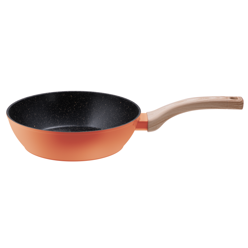 Глубокая сковорода MAUNFELD MARTA MDP24FA06CL из кованого алюминия, 24 см