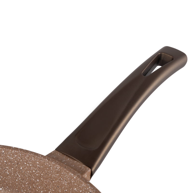 Ковш MAUNFELD CARMEL MF18CRM01SP из литого алюминия со стеклянной крышкой, 18 см, 1,6 л