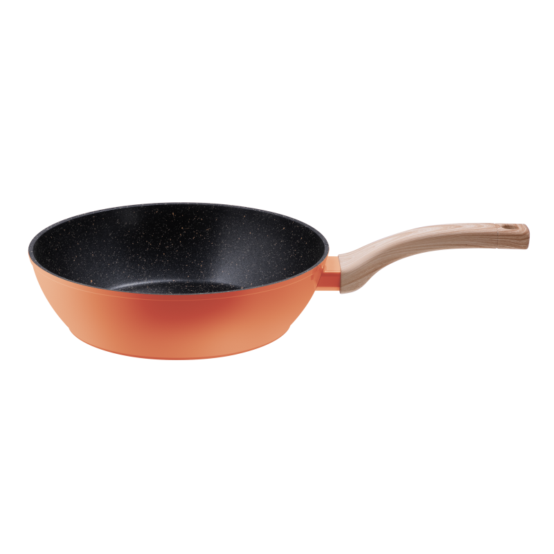 Глубокая сковорода MAUNFELD MARTA MDP28FA06CL из кованого алюминия, 28 см