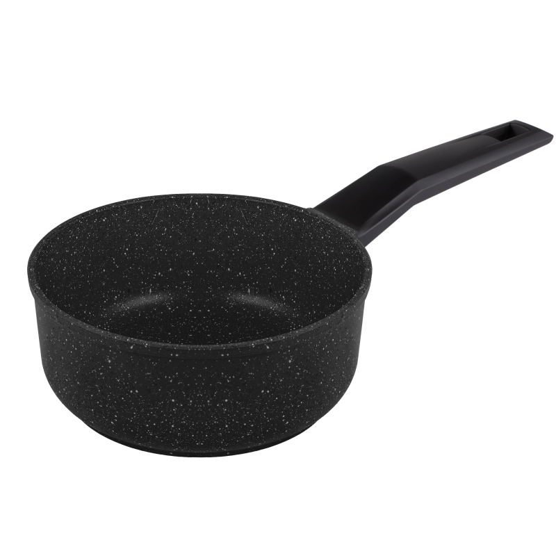 Ковш MAUNFELD GALAXITE MF18GLX01SP из литого алюминия со стеклянной крышкой, 18 см, 1,6 л