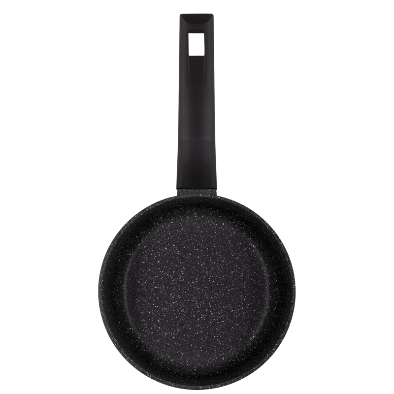 Ковш MAUNFELD GALAXITE MF18GLX01SP из литого алюминия со стеклянной крышкой, 18 см, 1,6 л